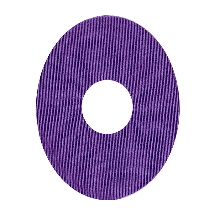 StayPut™ Oval Patch with 1” Circular Cutout, Purple