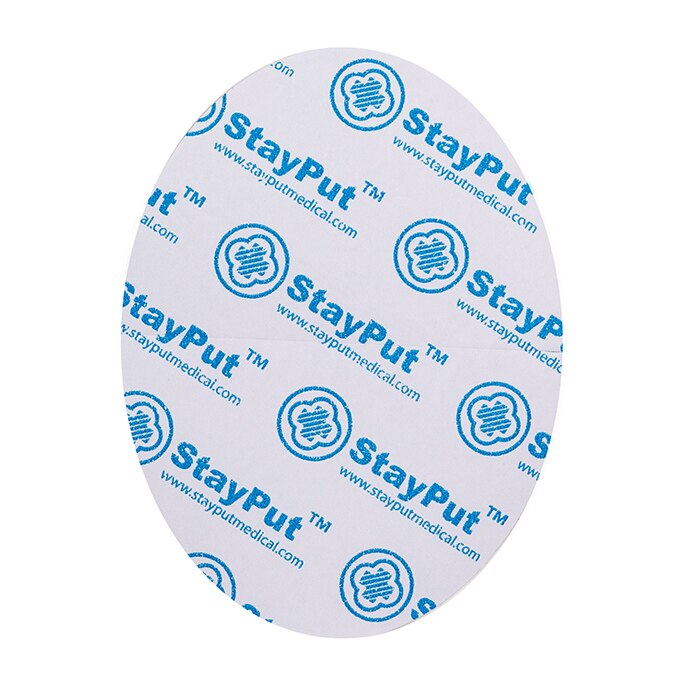 StayPut™ Oval Patch, Solid with No Cutout, Purple